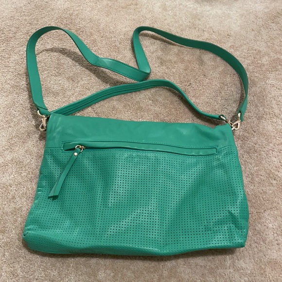 Banana Republic soft leather green purse - Picture 5 of 6